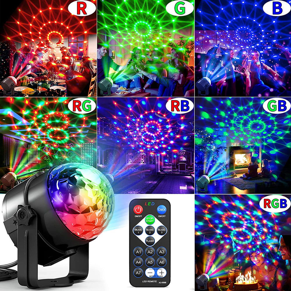 Luz de bola de discoteca