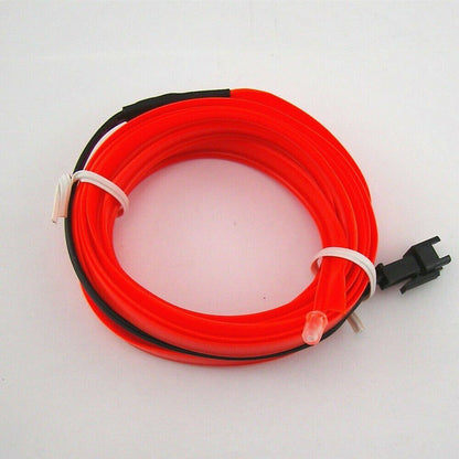 Tira de neón LED para el interior del coche de 5 m