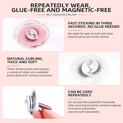Reusable Self-Adhesive Eyelashes