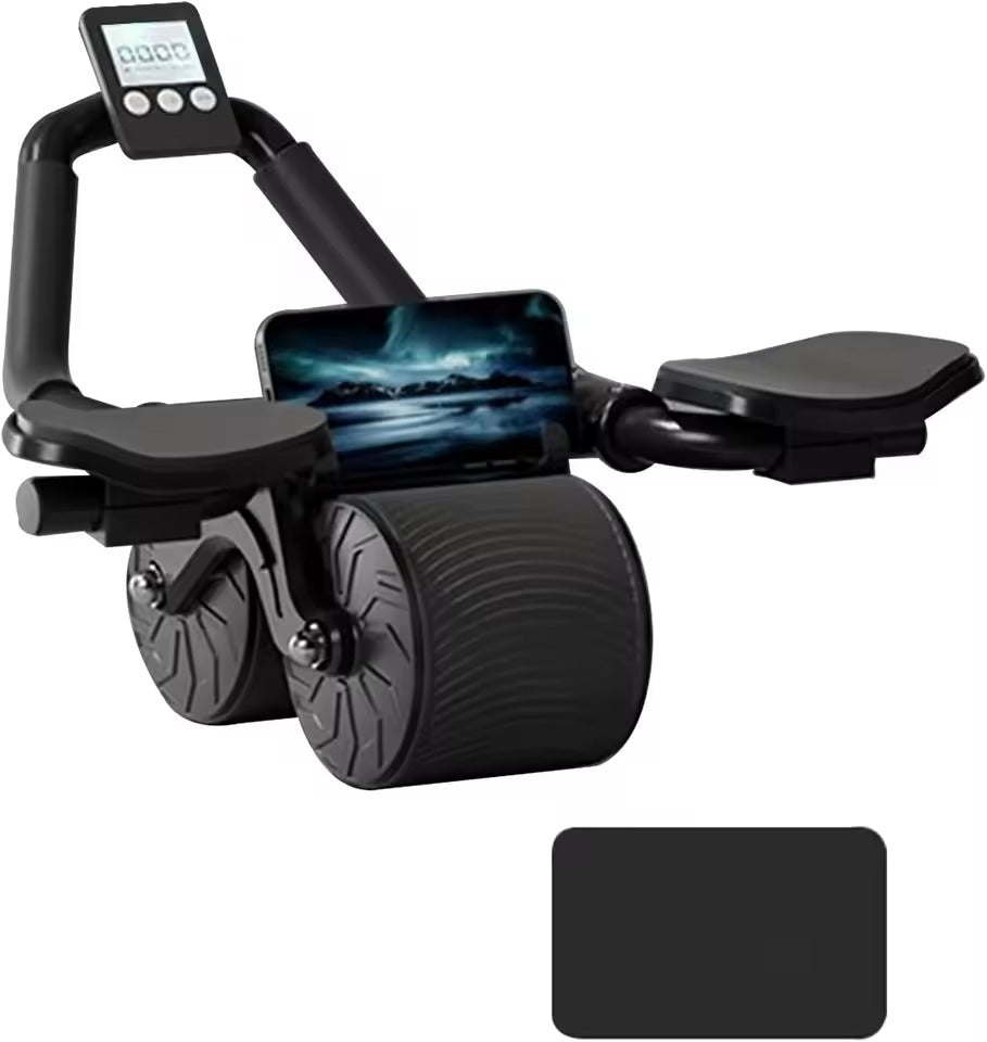 Rodillo Abdominal 2 en 1 con Rebote Automático