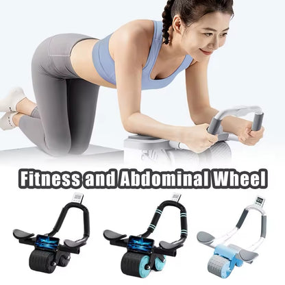 Rodillo Abdominal 2 en 1 con Rebote Automático