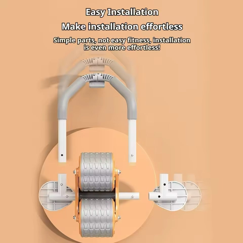 Rodillo Abdominal 2 en 1 con Rebote Automático
