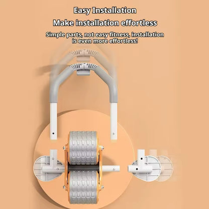Rodillo Abdominal 2 en 1 con Rebote Automático
