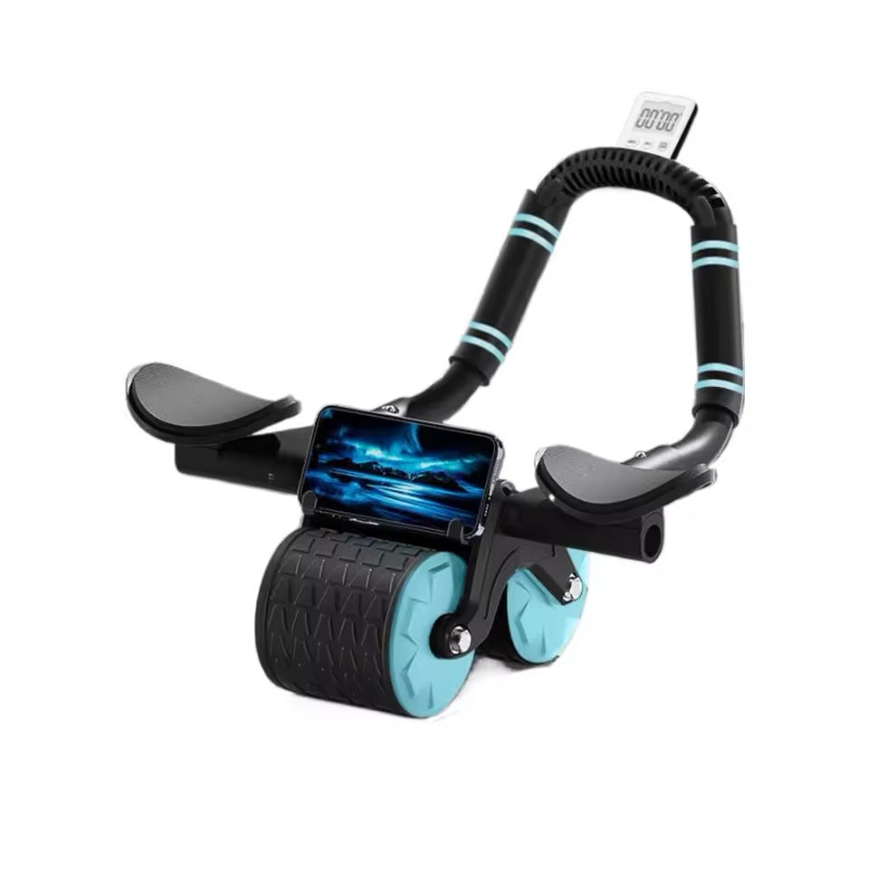Rodillo Abdominal 2 en 1 con Rebote Automático