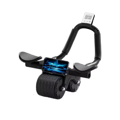 Rodillo Abdominal 2 en 1 con Rebote Automático
